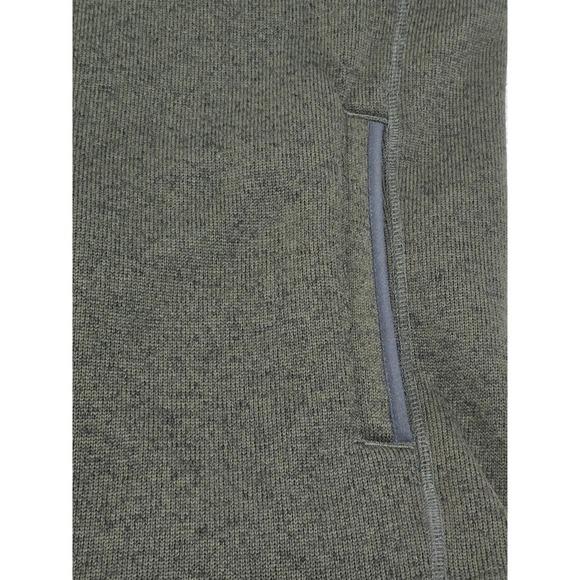 Eddie Bauer Mens 2XL Full Zip Fleece Vest Olive Green Sleeveless Outdoor - Picture 9 of 14